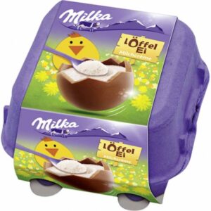 Шоколадні яйця Milka з молочним кремом 136 г